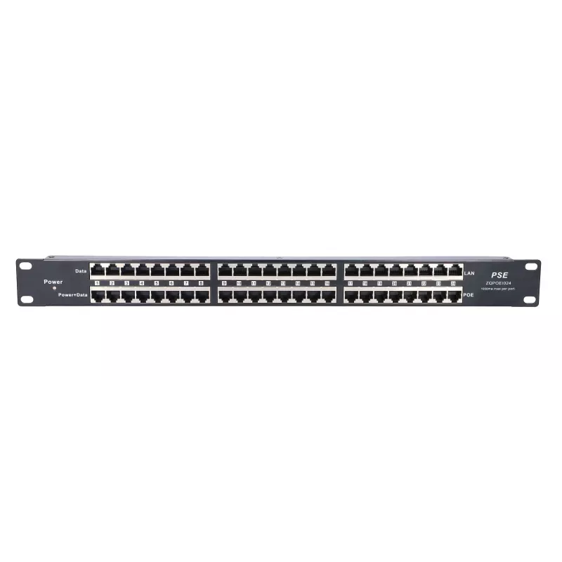 Extralink PoE Injector 24 Portu 24x 100Mb/s RJ45, Rackmount