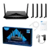 Cudy LT18 bezvadu maršrutētājs Gigabit Ethernet Divjoslu (2.4 GHz / 5 GHz) 4G Melns