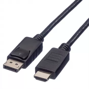 ROLINE DisplayPort kabelis DP - HDTV, ST/ST, melns, 1,5 m (11.04.5779)