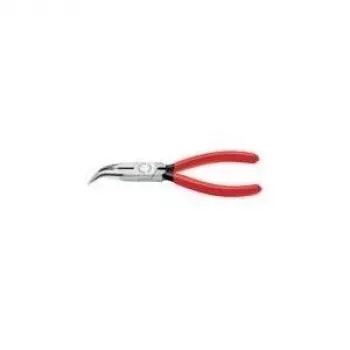 Knaibles Knipex ar plakanu apaļu galu, 160 mm, 40° leņķis, vītņots stabs ar lodveida uzgali