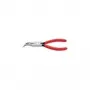 Knaibles Knipex ar plakanu apaļu galu, 160 mm, 40° leņķis, vītņots stabs ar lodveida uzgali