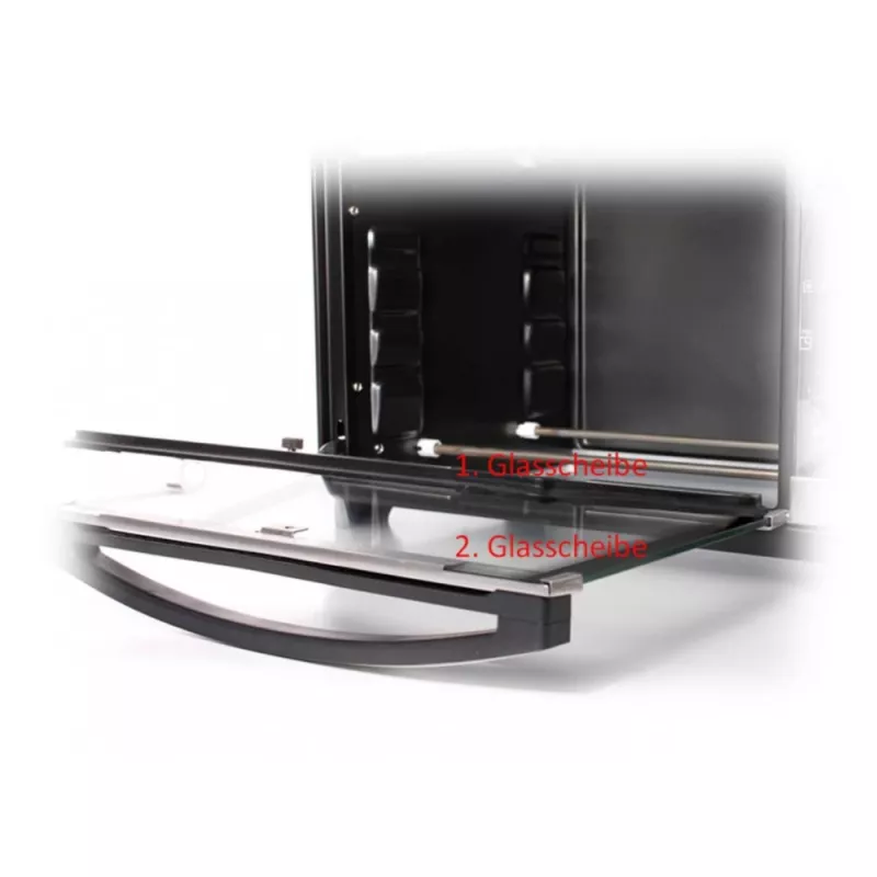 Elektriskā cepeškrāsns Rommelsbacher BG 1550 Melna, 30 L, 80–230 °C, 7 režīmi, rotisserie, 120 min taimeris