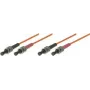 Tecline exertis Connect Patch-Cable ST multi-mode (vīrs) uz ST multi-mode (vīrs) - 5 m - optiskā šķiedra - 50/125 µm - OM2 - oranžs (75805)