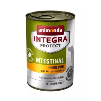 Slapjā suņu barība animonda Integra Protect Intestinal Chicken Adult 400 g, pareizai gremošanai, bez lipekļa un sojas
