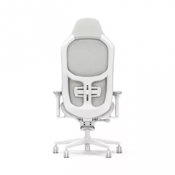 Fractal Design FD-CH-RE1F-02 spēļu krēsls ar polsterētu sēdekli, balts