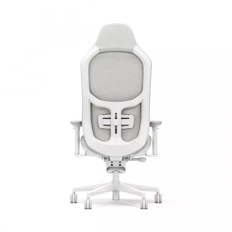 Fractal Design FD-CH-RE1F-02 spēļu krēsls ar polsterētu sēdekli, balts