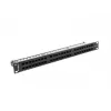 Lanberg PPU6-1048-B - Krosēšanas panelis - 1U - 19 inch