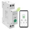 DIN-sliedes WiFi relejs QOLTEC 50881 — komutācijas relejs 63A elektroinstalācijām