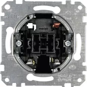 Elektriskais slēdzis Merten MEG3116-0000, vienpola, 250 V AC, 10 A, balts