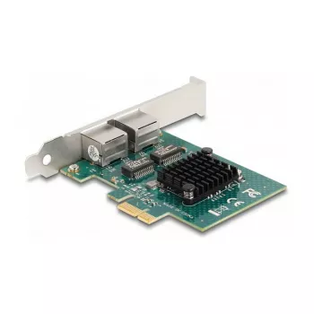 DeLOCK PCI Express x1 karte ar 2 x RJ45 Gigabit LAN BCM pelēka