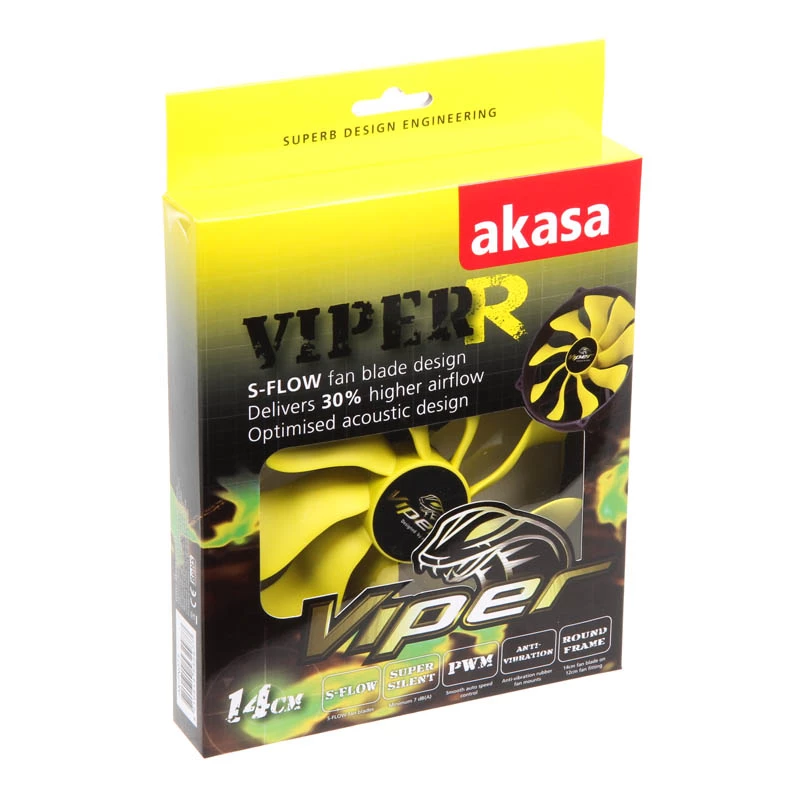Datorsistēmas ventilators Akasa Viper R 14cm