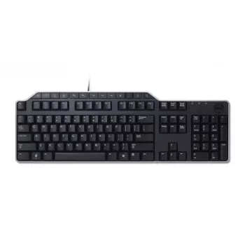 Dell KB-522 vadu biznesa multimēdiju USB tastatūra, melna, vācu (QWERTZ) izkārtojums