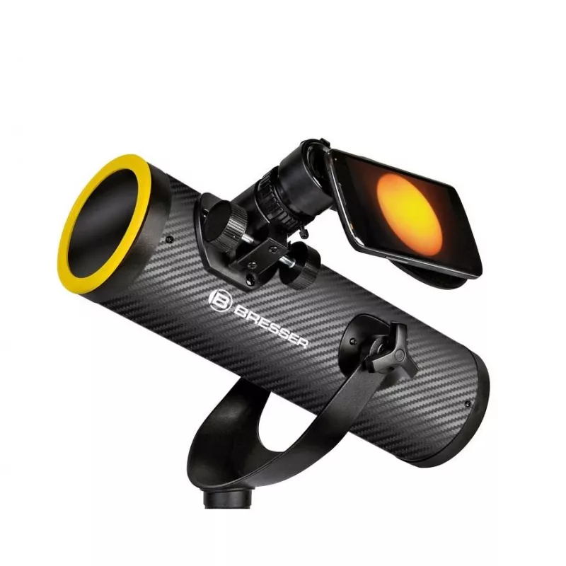 Reflektora teleskops Bresser Optics Solarix 76/350 Melns Sudrabs