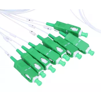 Extralink 1:8 PLC SC/APC Sadalītājs, 900µm, 1m