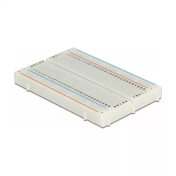 Breadboard DELOCK 18315 — plastmasas balts, 54 × 84 × 9 mm