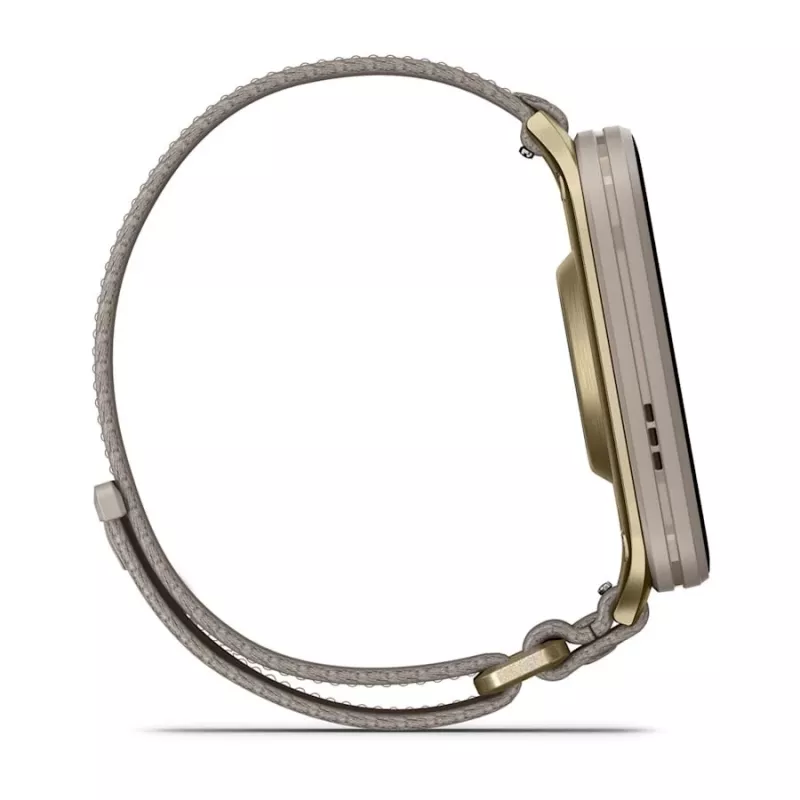 Viedpulkstenis GARMIN Venu X1 — 5,08 cm (2 colli) AMOLED 448×486 px, Skārienekrāns, Wi‑Fi, GPS, Neilona siksniņa, 34 g