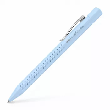 Klipšu ievelkamā lodīšu pildspalva Faber-Castell 243916 Gaiši zila Extra Bold