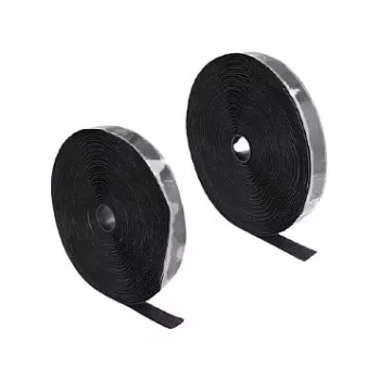 DeLOCK Pašlīmējošā Velcro lente Heavy-duty 15 m x 25 mm melna