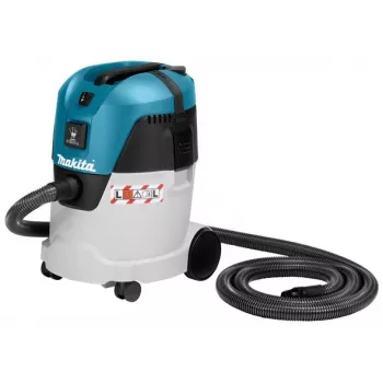 Slapjās un sausās tīrīšanas putekļsūcējs Makita VC2512L — 25 L, 1000 W, 230 V, 21 kPa, 60 l/s