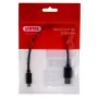 USB-C uz USB-A kabelis Unitek Y-C490BK 3.1 Gen1 (USB 3.0), 0,25 m, melns, tēviņš-tēviņš