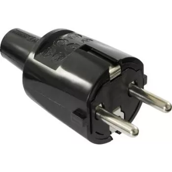 AS SCHWABE PVC kontaktdakša 16A, 250V, izturīgā versija, melna (62222)