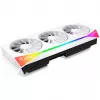 Grafikas karte XFX Radeon RX 9070 XT — 16 GB GDDR6, 256-bit, PCIe x16, 3 ventilatori, Balta, 360 mm