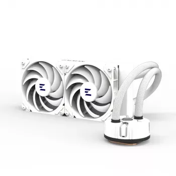 Zalman Reserator5 Z24 ARGB balts CPU šķidruma dzesētājs 240mm radiators 2 x 120 mm ventilators