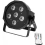 LED PAR gaisma EUROLITE SLS-603 6x3W melna – skatuves/ambienta apgaismojums, 18W kopā