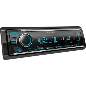 Kenwood KMM-BT508DAB melns 1 DIN auto radio 200 W (4x50 W) ar Bluetooth un DAB+