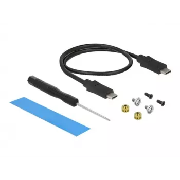 DeLOCK ārējais SSD korpuss M.2 NVMe PCIe vai SATA SSD ar USB Type-C