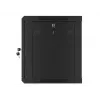 Sienas skapis Lanberg WF01-6409-00B 9U Melns