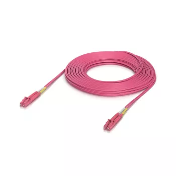Ubiquiti UACC-OFC-M2-LULU-15M optiskā šķiedra OM4 LC/LC 15m rozā