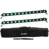 LED bāru komplekts EUROLITE 20000663 2x 12 QCL RGB UV - skatuves apgaismojuma stieņi
