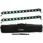 LED bāru komplekts EUROLITE 20000663 2x 12 QCL RGB UV - skatuves apgaismojuma stieņi
