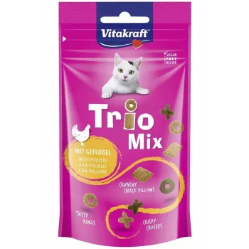 VITAKRAFT Trio Mix Poultry kaķu gardumi 60g