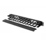 Lanberg 19 inch kabeļu pārvaldnieks 1U, A tips, plastmasa | AK-1703-B | Melns