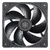Dzesēšanas ventilators SILVERSTONE SST-SF140B 140mm melns aksiālais PC korpusa ventilators