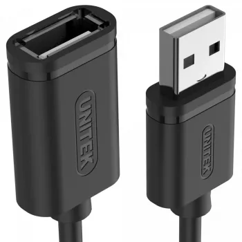 Pagarinātāja kabelis Unitek Y-C428GBK USB 2.0, Am-AF