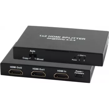 HDMI sadalītājs ShiverPeaks SP05-10001 — 4K 60Hz, vairākas izejas