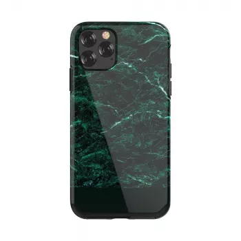 Aizsargmaciņa Devia Marble sērija iPhone 11 Pro Max — zaļa, plāna, cietais korpuss