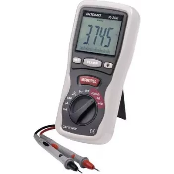 Voltcraft Komponententester digitālais R-200 CAT III 600 V Displejs (skaitījumi): 4000