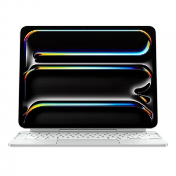Apple Magic Keyboard iPad Pro 13-collu M4 vācu QWERTZ balts ar skārienpaliktni