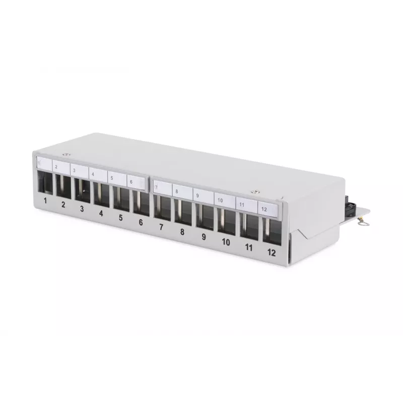 Darbvirsmas modulārais sadalītājpanelis Digitus DN-93706 12 porti