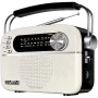 Portatīvais skaļrunis SVEN SRP-505, balts (3W, Bluetooth, FM/AM/SW, USB, microSD, AUX, akumulators)