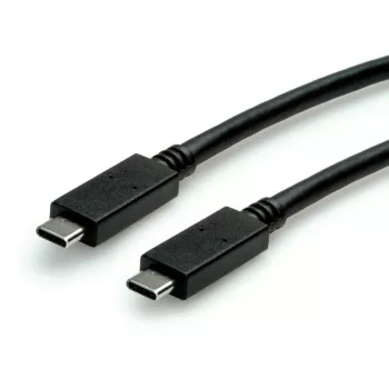 ROLINE USB3.2Gen2 kabelis PD 20V5A Type C-C ST/ST 0,5m - kabelis - digitāls/datu - 0,5 m (11.99.9057)