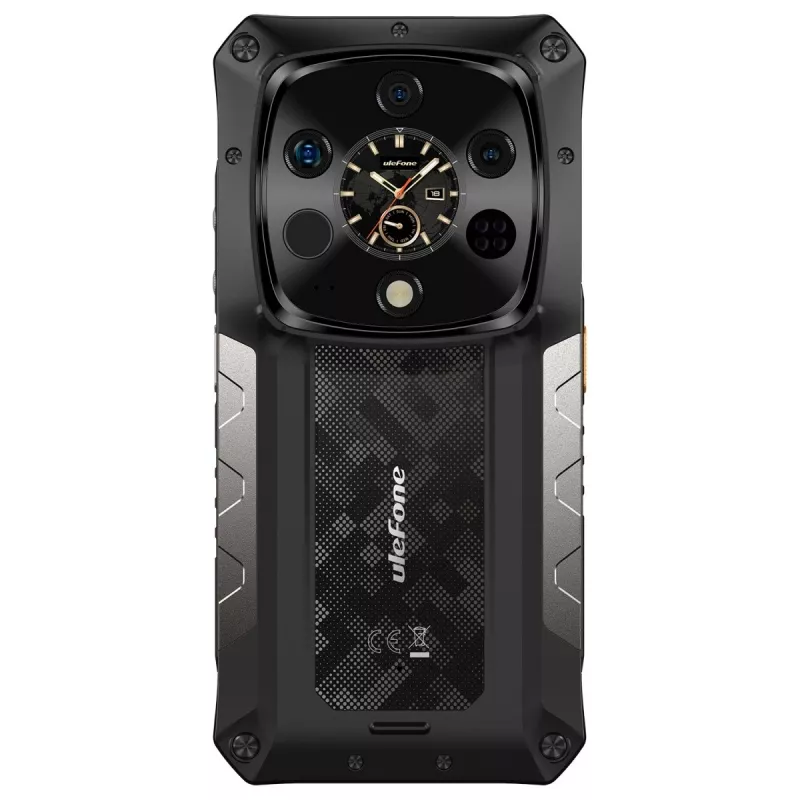 Izturīgais viedtālrunis UleFone Armor 28 Ultra Thermal 5G — 16GB RAM, 1TB krātuve, melns