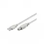 Diverse Cable USB 2.0 kabelis (dubultā ekranēts, Pelēks) (50953)
