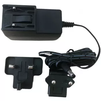 Barošanas bloks ALLNET DSA-12CB-12 12V 1A maiņstrāvas/līdzstrāvas adapteris ar UK/EU kontaktdakšām