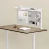 Galda starpsiena ergo office ER-301 W — 1116 mm plata tērauda sieta ar magnētisko tāfeli, balta, maks. slodze 10 kg