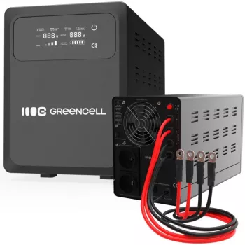 Nepārtrauktās barošanas avots UPS Green Cell UPSLPPC1200 2 kVA 1200 W